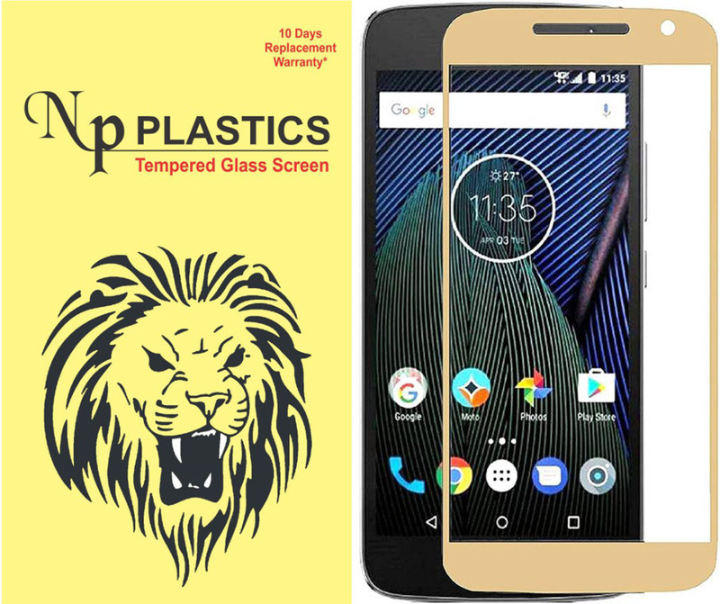 npplastics Tempered Glass Guard for Motorola Moto G5 Plus(full body cover Glass)(Pack of 1)