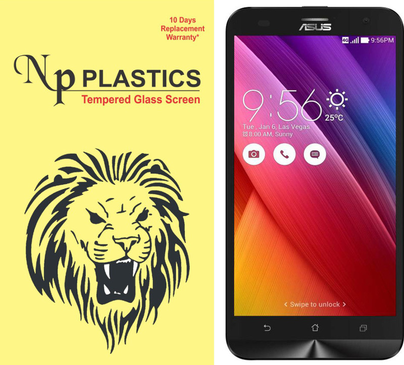 npplastics Tempered Glass Guard for Asus zenfone 2 Laser ZE550KL (5.5)full body cover Glass(Pack of 1)
