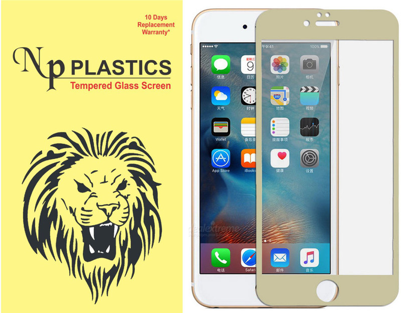 npplastics Tempered Glass Guard for Apple Iphone 6s Plus(full body cover Glass)(Pack of 1)