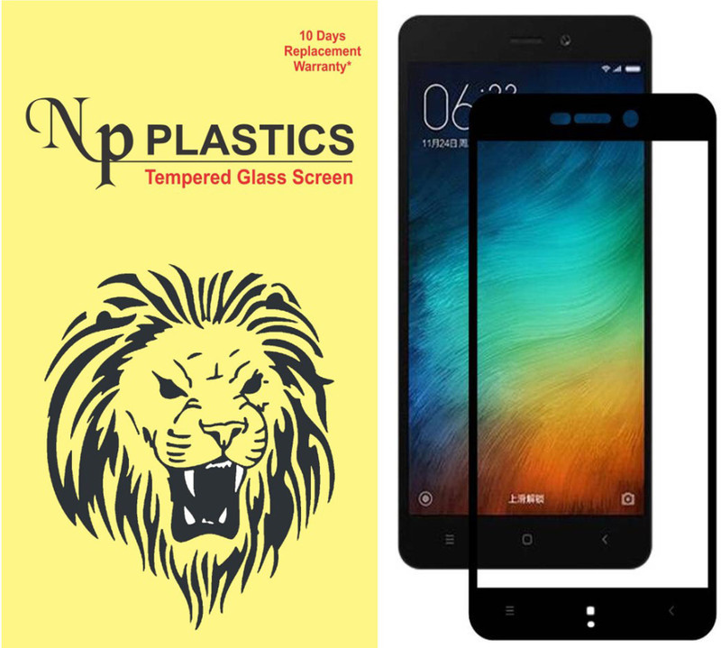 npplastics Tempered Glass Guard for MI Redmi 3S/3S Prime(full body cover Glass)(Pack of 1)