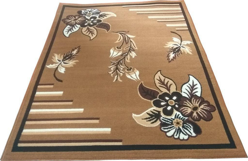 as handloom Gold Acrylic Carpet(150 cm  X 200 cm)