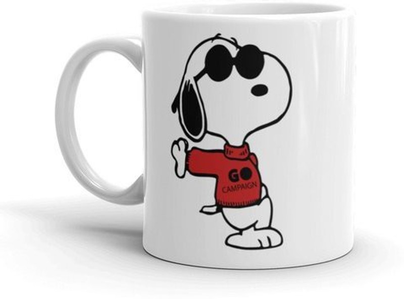 kraftidy SCOOBY COFFFEE Ceramic Mug(325 ml)