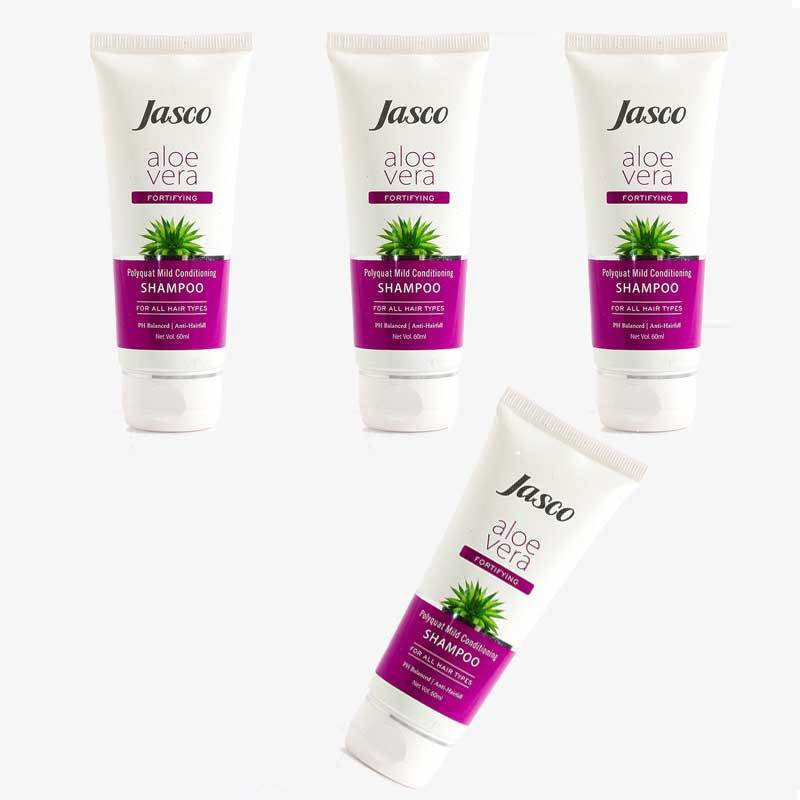 jasco Aloe Vera Shampoo Tube 60 ml (Buy 3 get one Free)(180 ml)