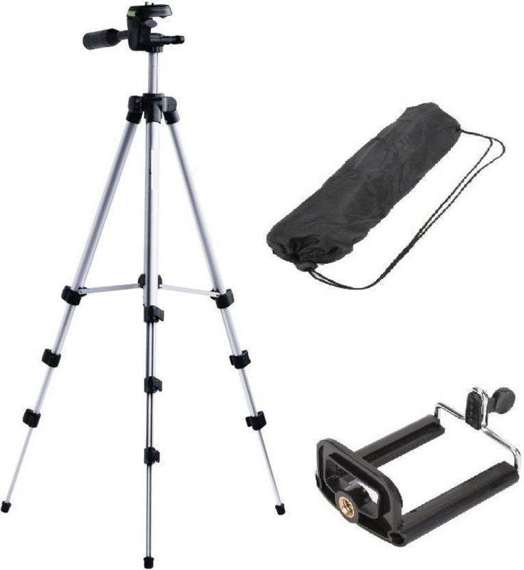 tygot 330 Tripod Tripod (Silver, Supports Up to 3000 g) Tripod(Silver, Supports Up to 3000 g)