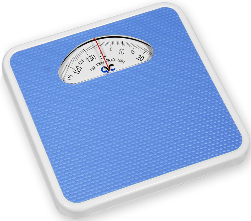 GVC Large-Surface Iron Analog Weighing Scale(Blue)