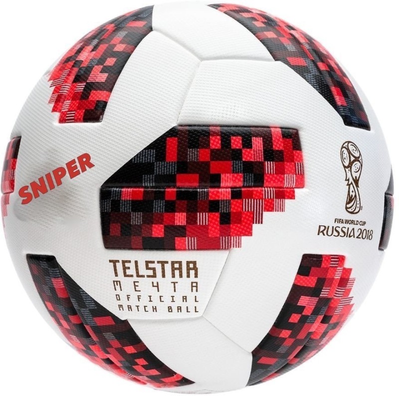 Sniper RUSSIA FIFA World cup 2018 Football - Size: 5(Pack of 1, Red)