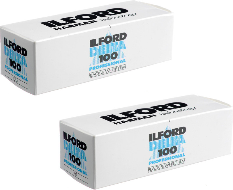 ilford Delta Pro 100 120 Fine Grain Medium Speed, Black And White Film, Iso 100, 120 Size ( 5 Pack) Film Roll(No 100 ISO Pack of 5)