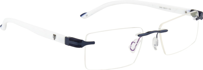 Ted Smith Rimless Wayfarer Frame(50 mm)
