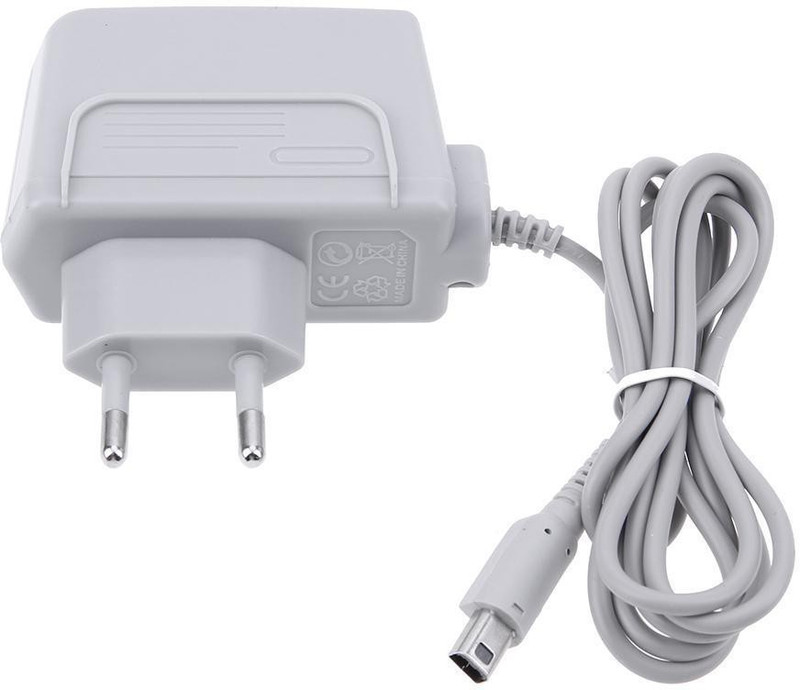 Kebilshop DSi/XL/3DS/3DS XL Power Supply Adapter/Charger Gaming Adapter Gaming Adapter(Grey, For Wii)