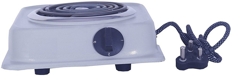 Gi-Shop Electric Hot Plate 1500Watt(G-Coil) 3 Level Adjustable Switch Induction Cooktop(Silver, Push Button)