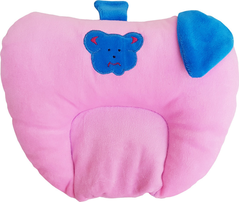 My New Born Heart Shape, Animal shape Baby Pillow Pack of 1(Pink)