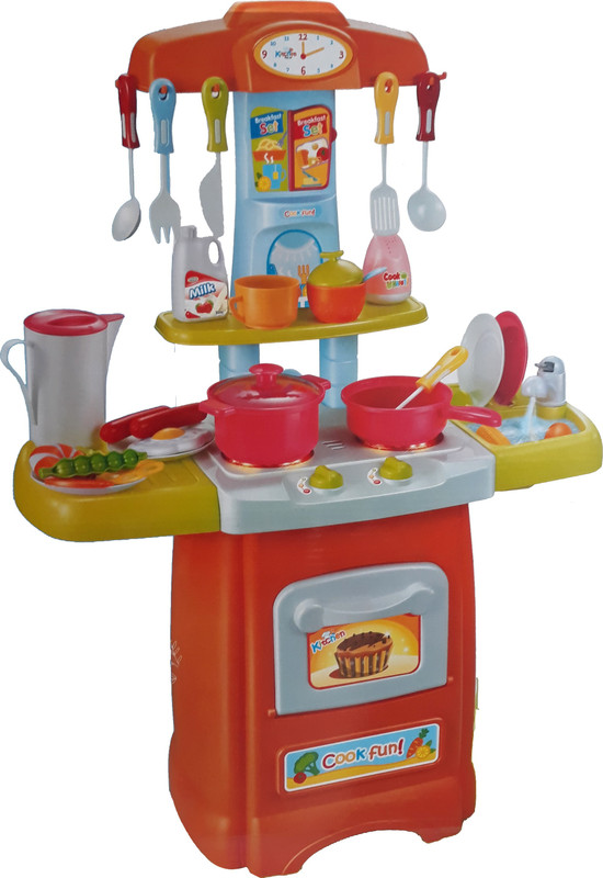krivan Kitchen Set Kids Luxury Battery Operated Kitchen Super Toy Set Kitchen set children Kitchen Toys Large Kitchen Cooking Simulation Model Play