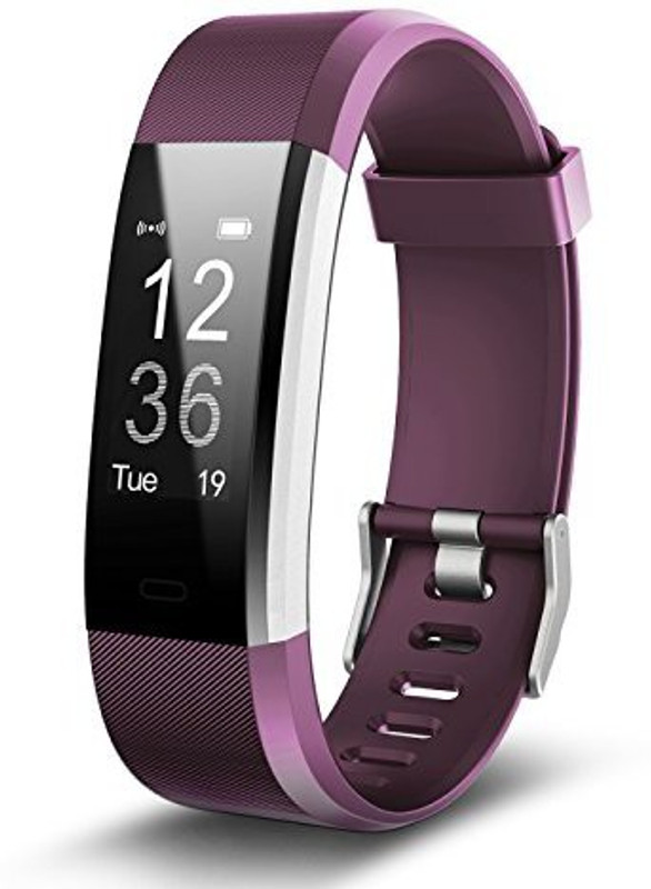 iwear id115 plus hr Fitness Smart Band(Purple Strap, Size : M)