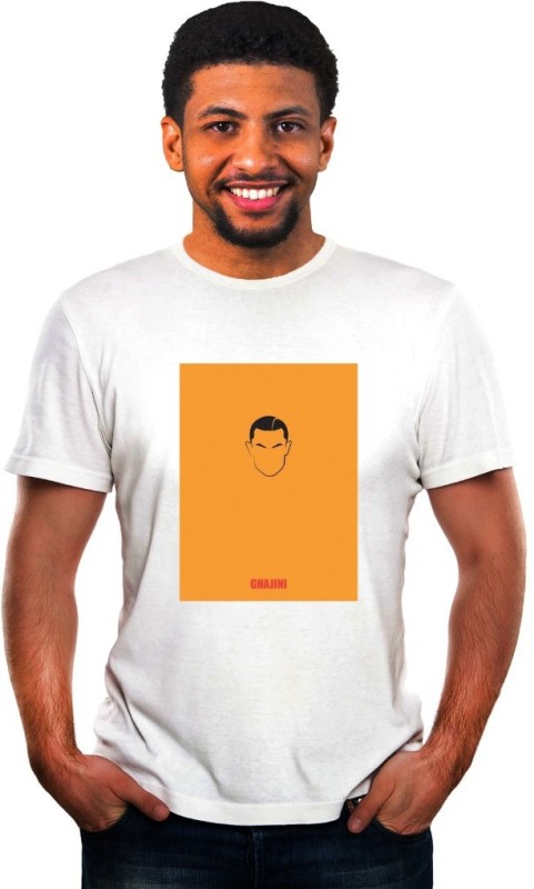 Ritzees Graphic Print Men Round Neck White T-Shirt