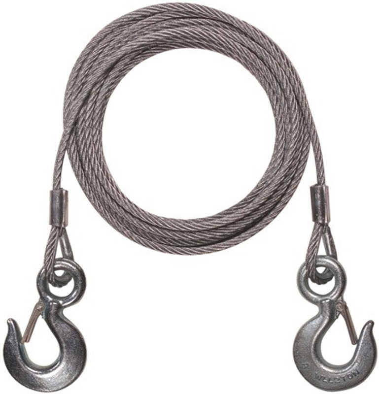 amikan super-349 10 m Towing Cable(Iron, 3000 kg Pull Capacity)