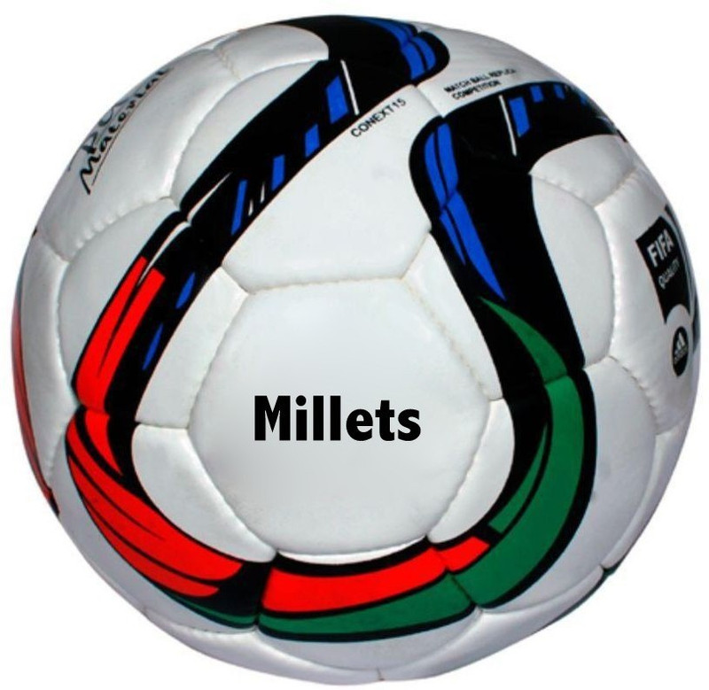 millets MLS ACE Hard Ground Glider Series Football - Size: 5(Pack of 1, Multicolor)