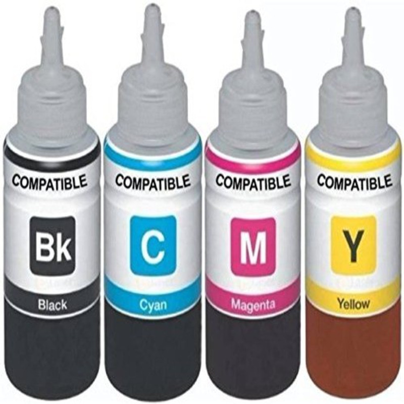 Printwell Refillable Ink 934 & 935 Compatible for HP OfficeJet Pro 6230, 6830, 6835, 6812, 6815 Printers - 100 ML Each Bottle Multi Color Ink(Magenta, Cyan, Black, Yellow)