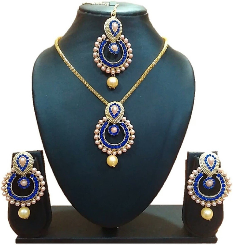 urbanela Alloy Jewel Set(Blue)