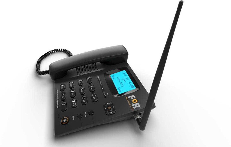 FOR F2NEW Corded Landline Phone with Answering Machine(Black)