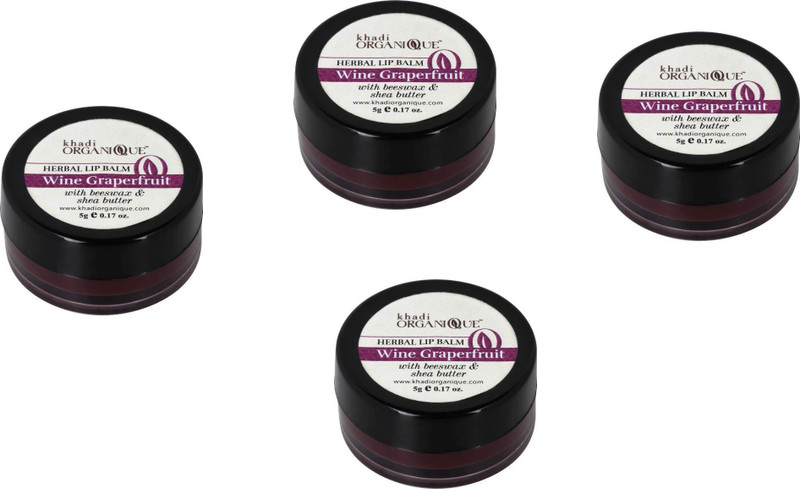 Buy Khadi Organique Khadiorganique Lip Balm Wine Graperfruit Pack Of 4 Wine Grapefruit Pack Of 4 20 G Online