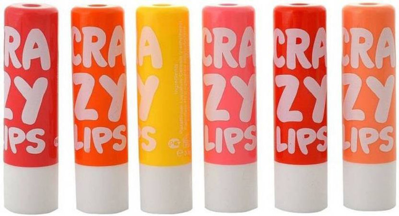 fonce crazy lip balm fruit flavor(Pack of: 6, 4 g)