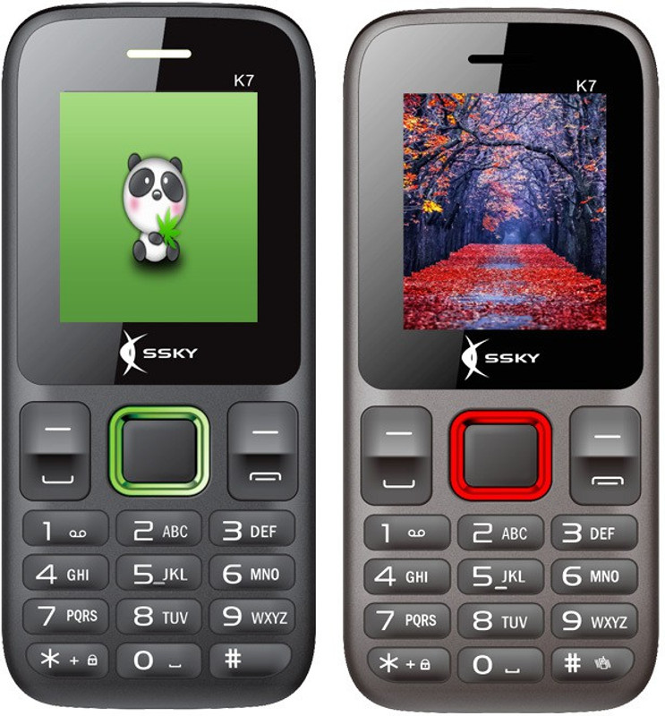 Ssky K7 Combo of Two Mobiles(Red&Green) Ssky K7 Combo of Two Mobiles(Red&Green)