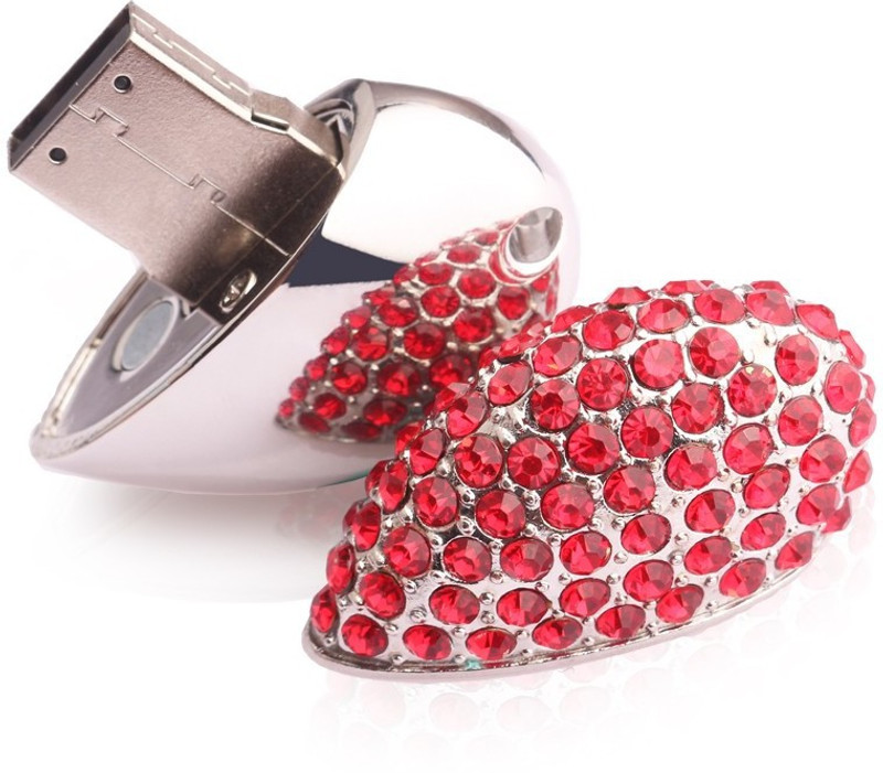 Pankreeti Metal 32 GB Pen Drive(Red)