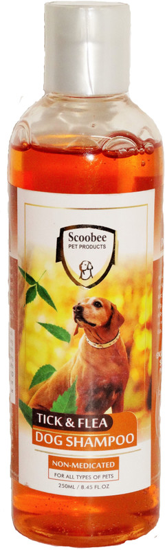 scoobee pet products Flea and Tick NEEM, TEA TREE Dog Shampoo(250 ml)