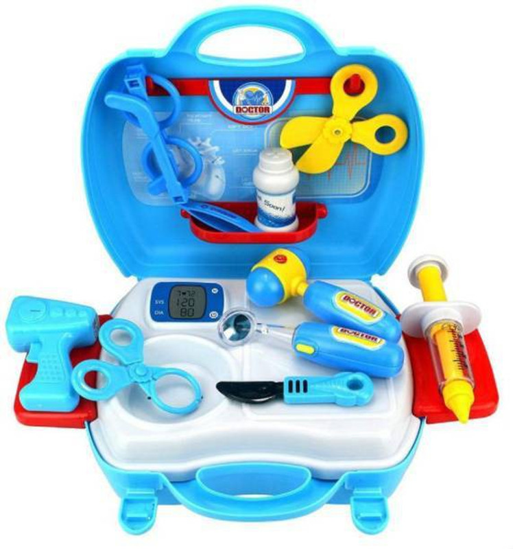 Skywalk Medical Suitcase Pretend Play Doctor Set for Kids (18 Pieces)