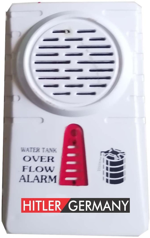hitler germany Branded Water Tank Over Flow Alarm With Loud Voice Sweet Sound Overflow (White) Wired Sensor Security System