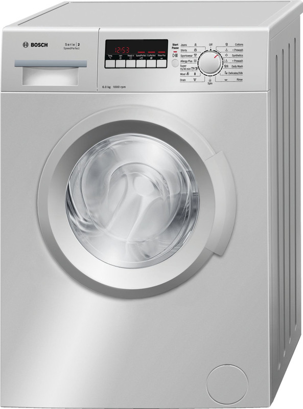 Bosch 6 kg Fully Automatic Front Load with In-built Heater Silver(WAB20267IN)