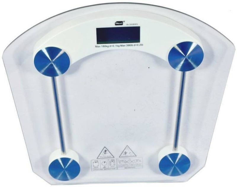 Inext IN-300BWS MEASURE SCALER Weighing Scale(White) Inext IN-300BWS MEASURE SCALER Weighing Scale(White)