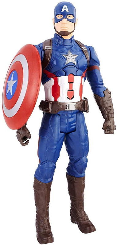 eduville Avengers 3 Series 12-Inch Figure (Captain America)(Blue)