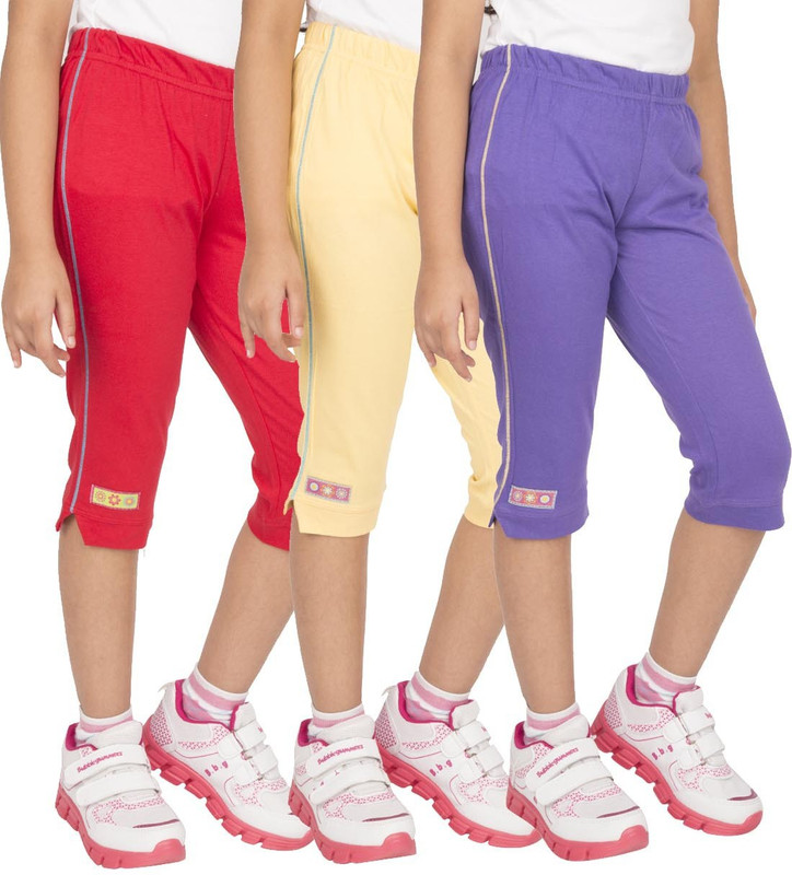 Ocean Race Fashion Women Purple, Red, Yellow Capri