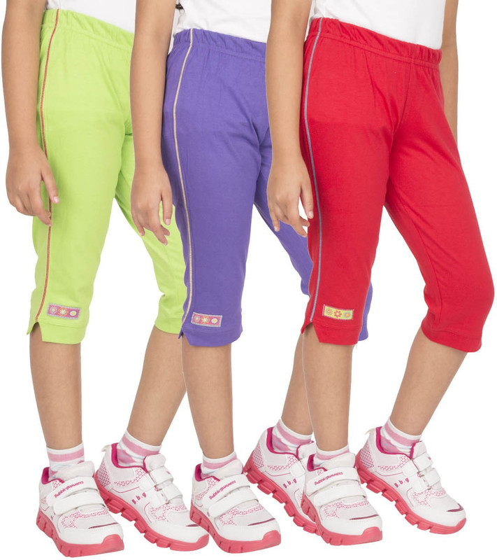 Ocean Race Fashion Women Purple, Red, Green Capri