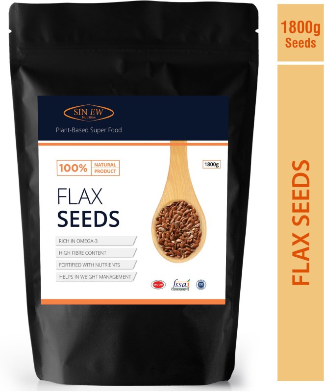 Sinew Nutrition Brown Flax Seeds(1800 g)