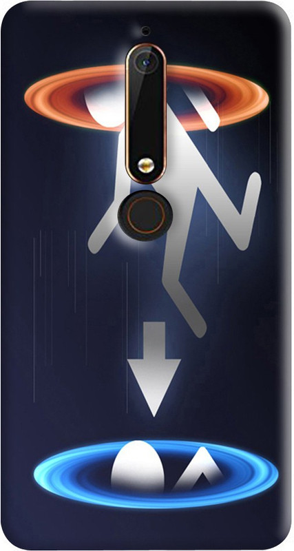 RK Mobiles Back Cover for Nokia 6.1(Multicolor)