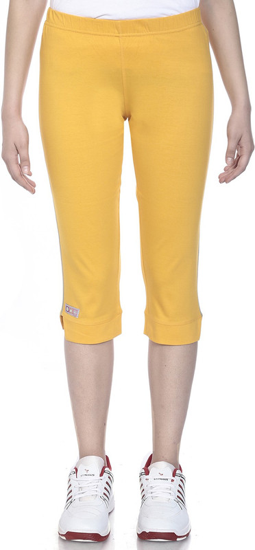 Ocean Race Fashion Women Yellow Capri