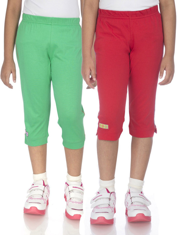 Ocean Race Fashion Women Red, Green Capri