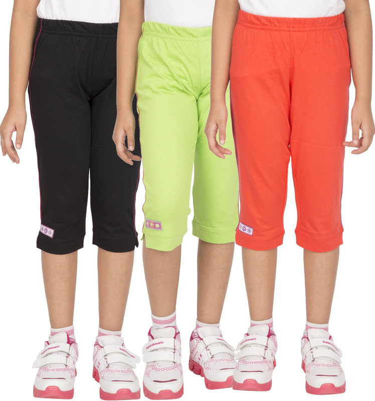 Ocean Race Fashion Women Red, Green, Black Capri