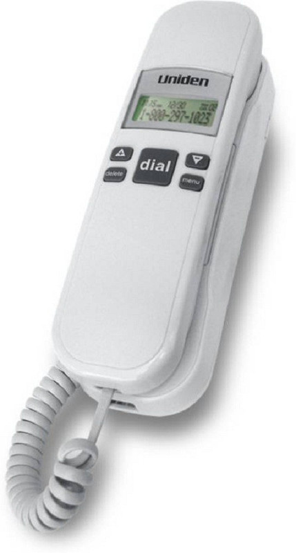 Uniden 7103 Corded Landline Phone(White)