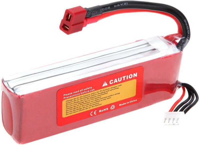 ROBOTONLINE 11.1V 25C 4500mAh Lipo Battery Rechargeable Power Supply for Rc Cars and Quadcopter Rechargeable Li-ion Battery