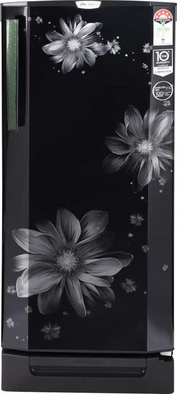 Godrej 210 L Direct Cool Single Door 5 Star Refrigerator(Pearl Black, RD EPRO 225 TDI 5.2 PRL BLK)