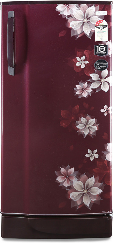 Godrej 221 L Direct Cool Single Door 3 Star Refrigerator with Base Drawer(Marvel Wine, R D ESX 236 TAF 3.2 MRL WIN)