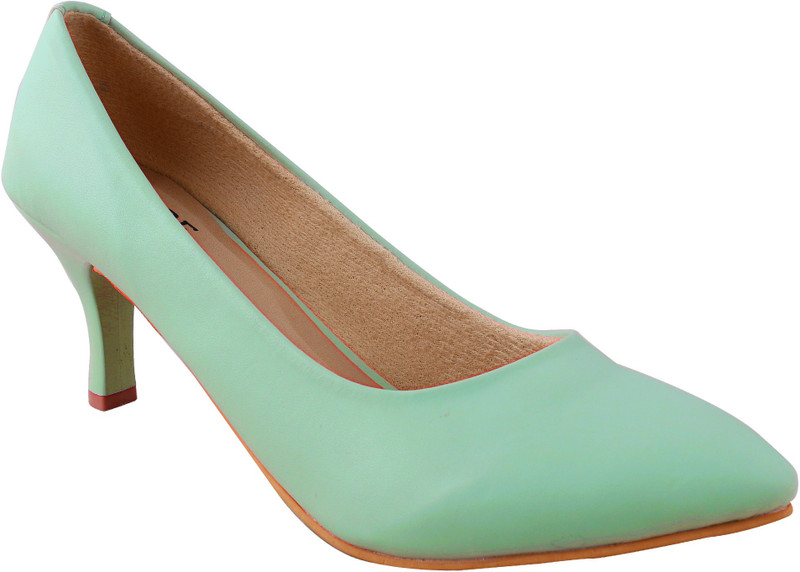 hype fashion house Women Green Heels