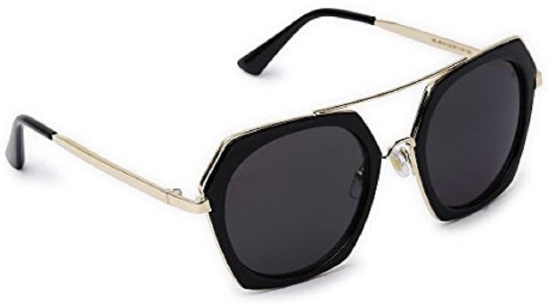 marc louis Retro Square Sunglasses(Grey)