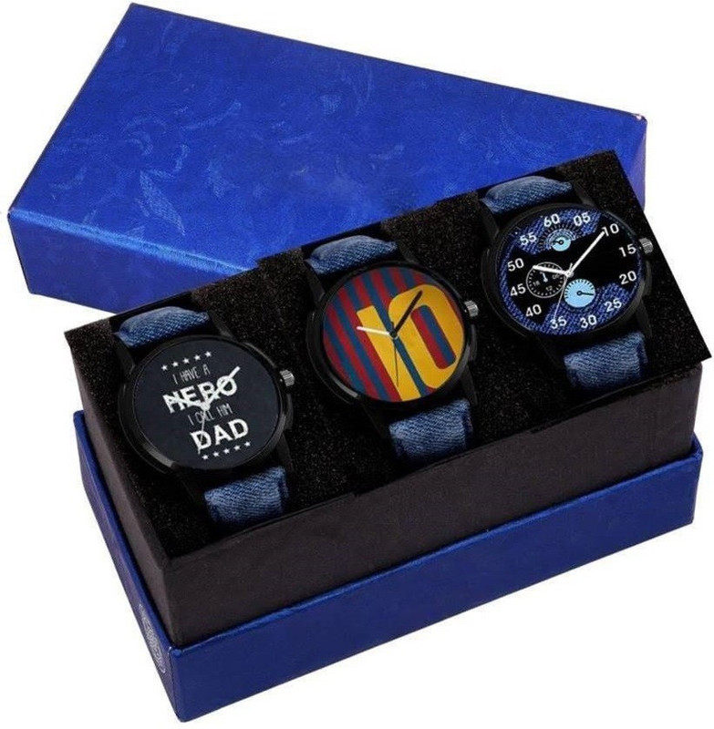 newmen blue3com Analog Watch  - For Men
