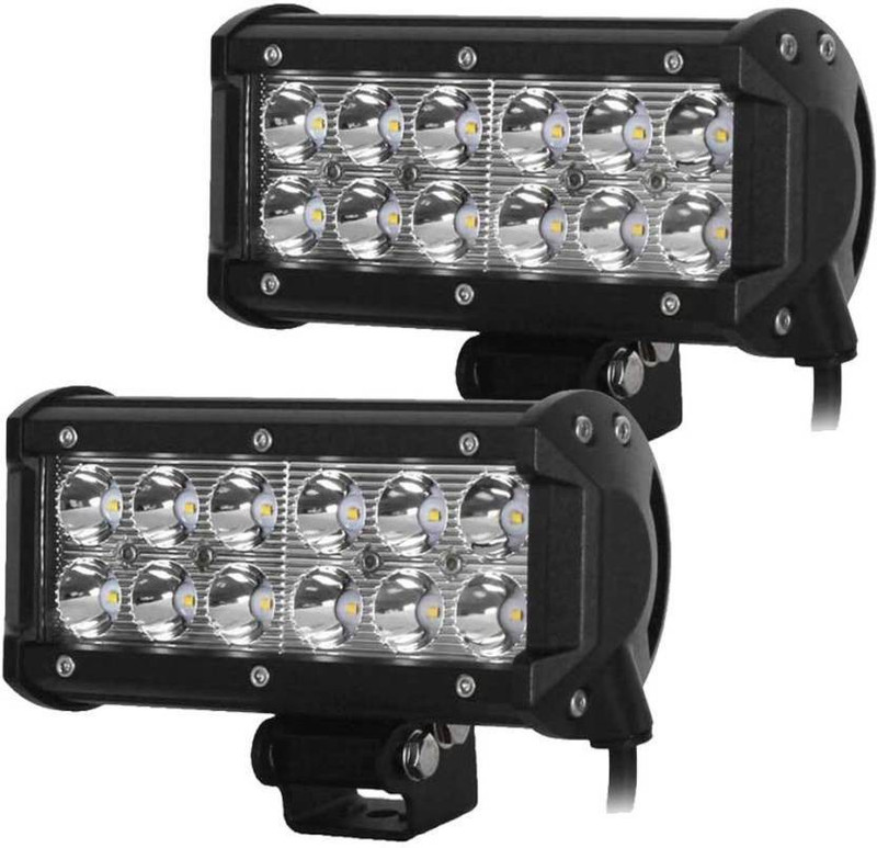 shoptric LED Fog Lamp Unit for Royal Enfield, Mahindra, Bajaj, Mitsubishi, TVS, KTM Lancer, Thar, CR-V, Land Cruiser Prado