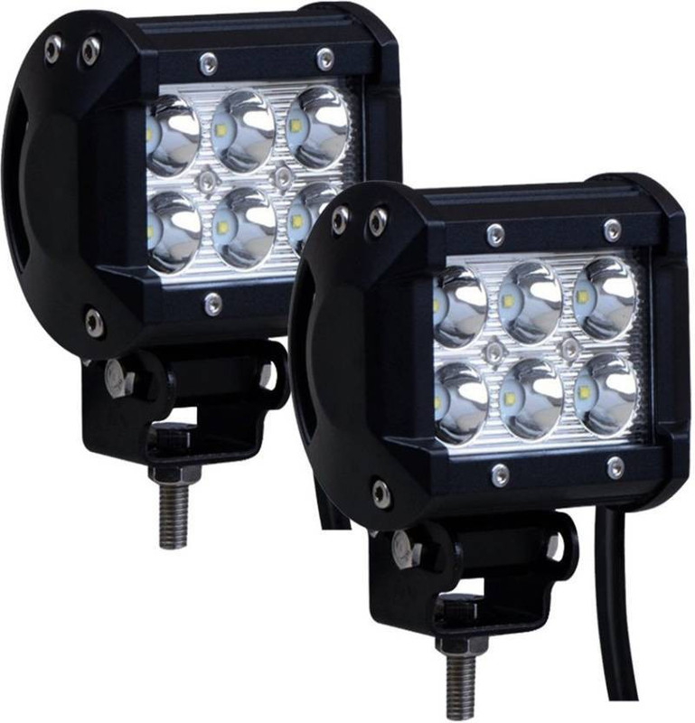shoptric LED Fog Lamp Unit for Royal Enfield, Mahindra, KTM, Hero, Bajaj, Honda, TVS, Yamaha, Suzuki Jeep, Marshal