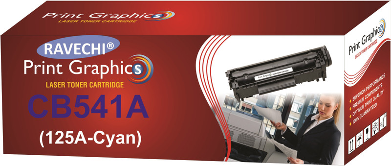 Ravechi 125A CB541A Cyan Single Color Toner(Cyan)